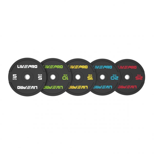 Заказать Диск бампированный LIVEPRO Rubber Bumper Plate